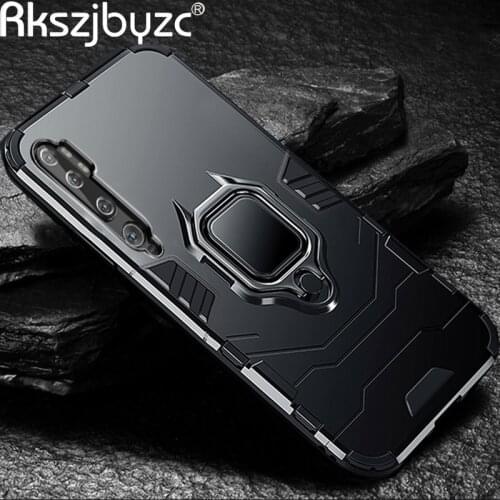 Shockproof Armor Case for Xiaomi Mi Note 10 Mi 9 Pro Holder Car Ring Phone Back Cover for Xiaomi Mi 9 Lite mix 2 9T CC9 Pro CC9E