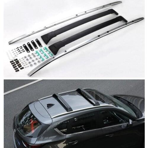 High Quality Aluminum Alloy Screw Installation Top Roof Rack Rail Luggage & Cross bar For Mazda CX-5 CX5 2017 2018 2019 2020