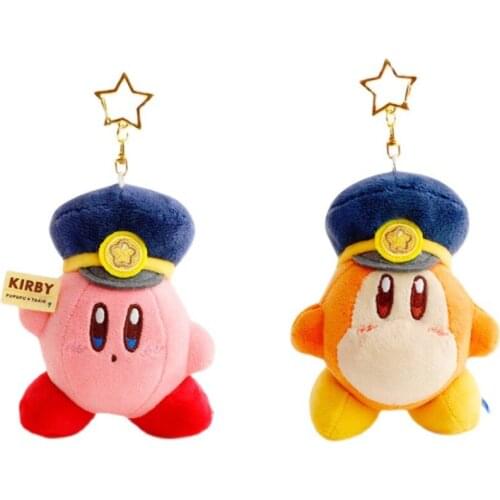 Japanese cute cartoon star card than plush doll couple bag pendant school bag backpack pendant keychain