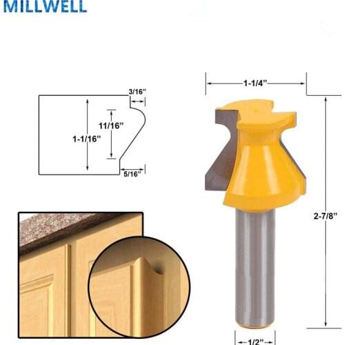 1PCS-12.7mm shank Free shipping woodworking router bit,solid carbide end mill,wood milling cutter,window cutter,CNC wood tool