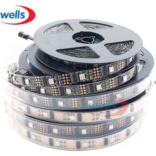 3M WS2801 Waterproof IP67 LED Strip 32 LEDs/M RGB Individually Addressable dream Color 2801 Chip DC5V