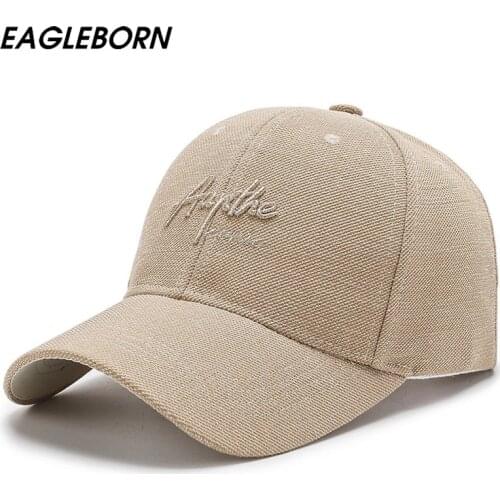 EAGLEBORN Design Fashion Baseball Cap Women Embroidery Letter Men Hats Summer Sun Hats for Women Caps Hipster High Quality Hat