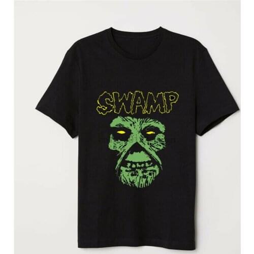 Misfits Parody Swamp Thing John Constantine Best Friend Black T-Shirt Sweatshirt Tee Shirt