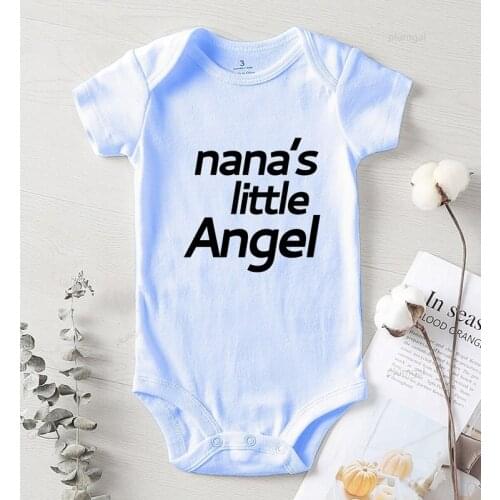 Girls Outfits baby girl Autumn Clothing Newborn Undershirts Cotton Printing Nanas Little Angel New Born Boy Romper baby things