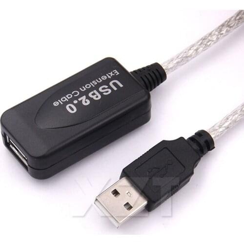 High Quality 5M USB 2.0 Male to Female Cable Active Repeater USB Extension Extender Cable Adapter