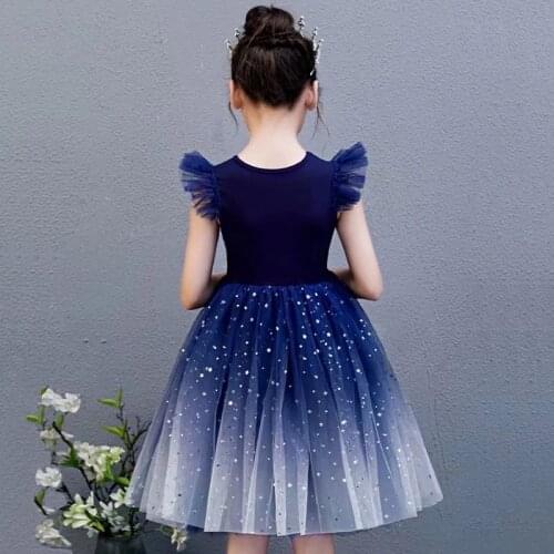 Summer Kids Dress For Girls Children evening Dress Teenage Clothes Party Dress Girls Baby Princess Dress