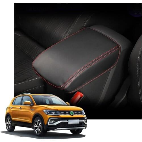 LFOTPP Car Armrest Box Cover For T-Cross 2018 2019 2020 Central Control Container Storage Box Pad Auto Interior Accessories