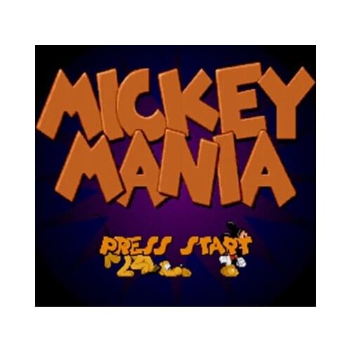 Mickey Mania 16 bit Big Gray Game Card For USA NTSC Game Player