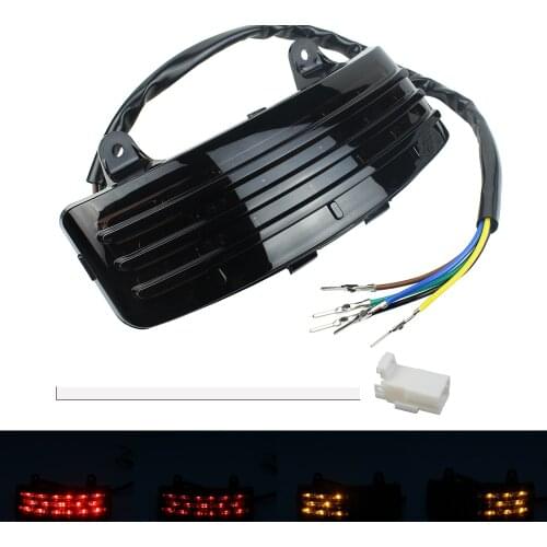 Motorcycle Rear Tri-Bar Fender LED Brake Tail Light Turn Signal Driving Light Fits For Touring FLHX / FLTRX Street Glide