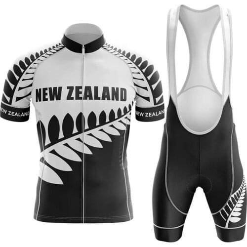New Zealand Cycling Sets Bike Summer Cycling Jersey Set Road Bicycle Jerseys MTB Bicycle Wear Breathable Cycling Clothing