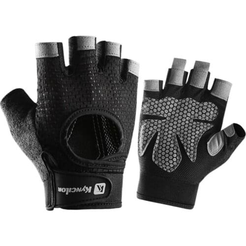 New Men Women Gym Fitness Weight Lifting Gloves Half Finger Body Building Training Sports Exercise Workout Glove