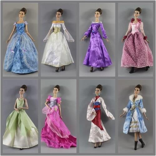 Palace Style Gown Ethnic Ancient Costume formal Dress Outfit Clothing Clothes For 1/6 BJD Xinyi Barbie FR ST Doll Gift Xmas