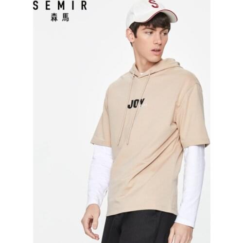 Мужские футболки с капюшоном Semir China At AliExpress