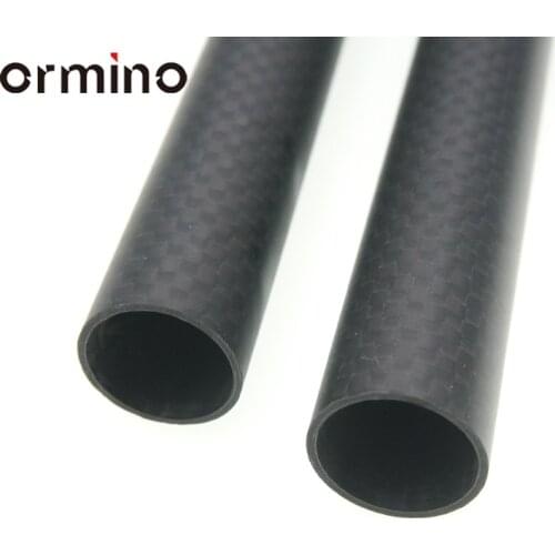 Ormino 2PCS 25mm Carbon Fiber Tube Quadcopter Hexacopter Frame arm Landing Gear Rc Drone kit Multicopter Diy 25mmX21mm tube