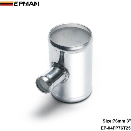 Universal BOV T-pipe 76mm 3" outlet 25mm Blow Off Valve T Joint Adaptor For BMW e39 android EP-04FP76T25