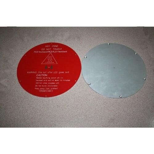 3D printer parts Reprap Delta rostock MK3 PCB Heated Bed aluminum substrate round 220 mm thickness:3 mm 12V free shippi
