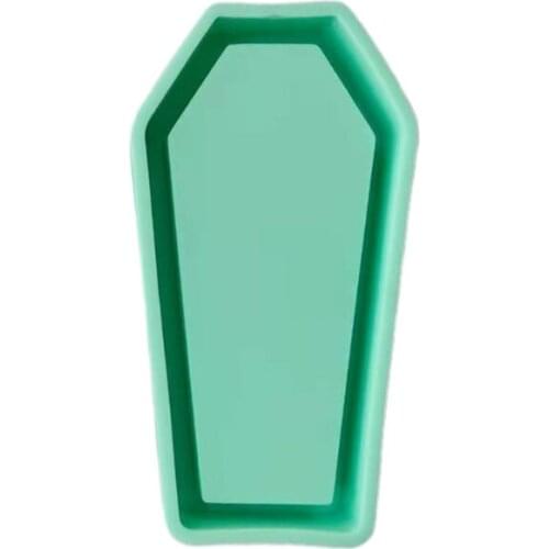 Coffin Box Epoxy Resin Mold Storage Case Silicone Mould DIY Crafts Polymer Clay Jewelry Container Making Tool T84A