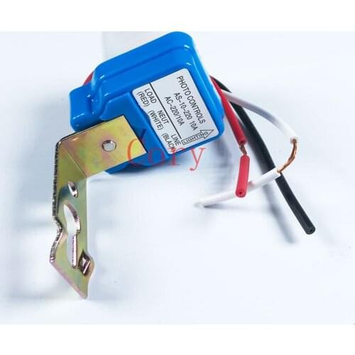 1PCS 10A AC 220V 50Hz Street Road Light Automatic sensor Operated Control Switch