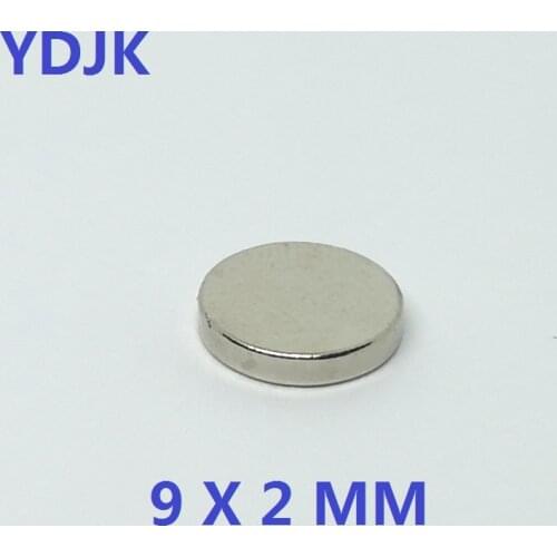 10 20 50 100PCS/LOT Disc magnet 9*2 N35 NdFeB Rare earth permanent magnet 9x2 Neodymium magnets 9 X 2