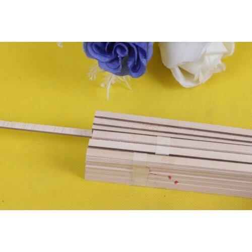 50 strip LUTHIER PURFLING BINDING MARQUETRY INLAY Top side 810x6x1.5mm #114 maple +0.5mmbrown