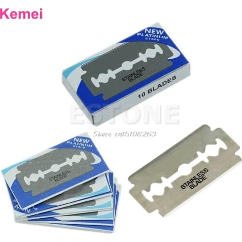 50X Razor Hair Cutting Shaving Sharper Thinning Knife Double Edge Blades #Y207E# Hot Sale