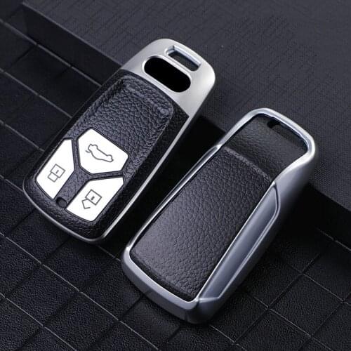 TPU Car Key Cover Case for Audi A4 B9 Q5 Q7 TT TTS 8S 3 Buttons smart key Protective Shell Holder Accessories