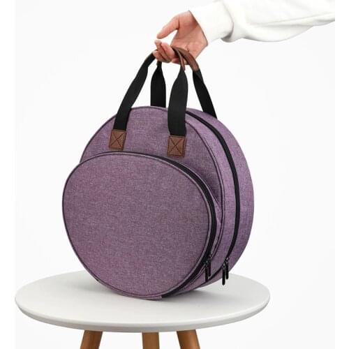 Embroidery Storage Case Crochet Hooks Knitting Round Handbag Knitting Needles Organizer Sewing Tools Bag Only