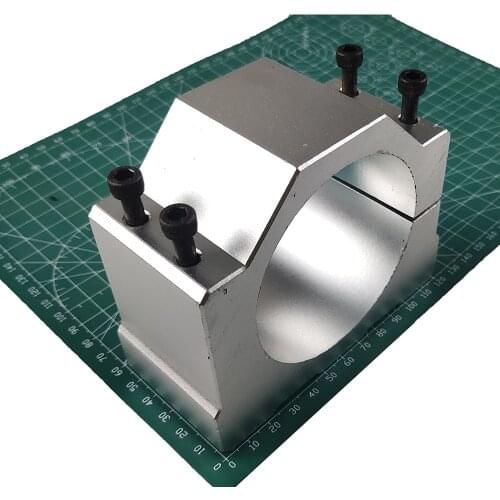 CNC spindle fixture 80MM mounting bracket CNC spindle motor fixture 0.8KW 1.5KW milling cutter engraving machine spindle