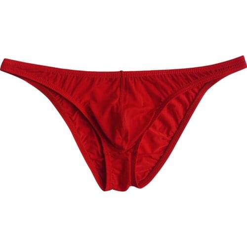 Mens Sexy Underwear 8 Colors Ultra Thin Briefs Low Rise Underpants Soft Underwear High Quality Quick-Drying Underwear Men