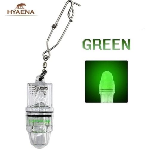 Hyaena 3pcs 2100ft Deep Drop LED Fishing Lights With Swivels Underwater Fish Attracting Lamp Fishing Lure LED Flashing Light