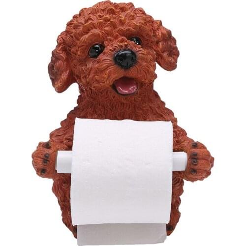 CREATIVE KITCHEN VERTICAL ROLL HOLDER CUTE DOG PIG BATHROOM ROLL HOLDER TOILET PAPER HOLDER TOILET BEAR CUB TOILET PAPER R2051