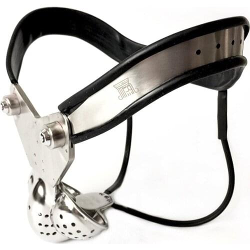 Male Chastity Belt cage Stainless Steel Chastity Cage with Removable Anal Bead Plug Mens Master Slave Penis Chastity Cage