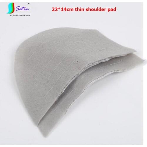 Cheap Price Thickness 5mm Soft Dress Skirt Suit Coat Decorate Sew Cotton Big Size Grey Shoulder Pad 10 Pairs