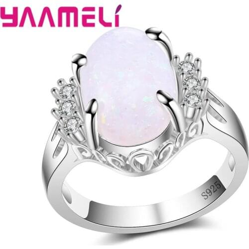 New Arrival 925 Sterling Silver Accessories Pretty Wedding/Engagement Ring For Wife/Lover Lady Best Chose Senior Jewelry