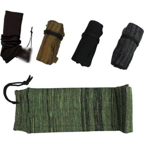 New 14inch Gun Sock 100% Polyester Silicone Treated Case Rifle Protection Cover Soft Fabric Tactical Hunting Rifle Gun Accessory