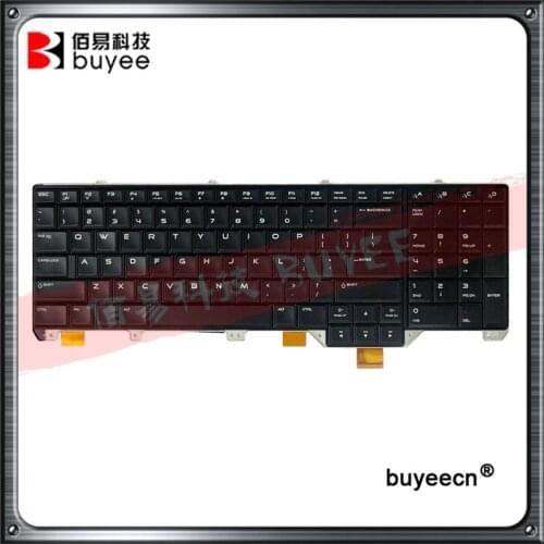 Genuine Original Black US Keyboard with Backlit For DELL Alienware ALW17 17 R5 Laptop Replacement Keyboard