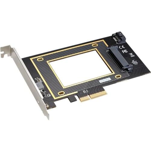 PCIE Riser 3.0 X4 To U.2 SFF-8639 Adapter PCI-Express U2 SSD To PCI-E Expansion Card X4 To 2.5" SATA Converter Card Extension