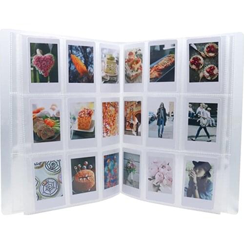 Clear Cover 288 Pockets Mini Photo Album for Instax Mini 7s 8 8+ 9 25 26 50s 70 90 Film Name Card & 3 Inch Pictures