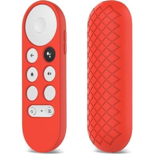 Remote Control Cover For Chromecast With Google TV Voice Remote Anti-Lost Silicone Case For Chromecast Remote Control Covers