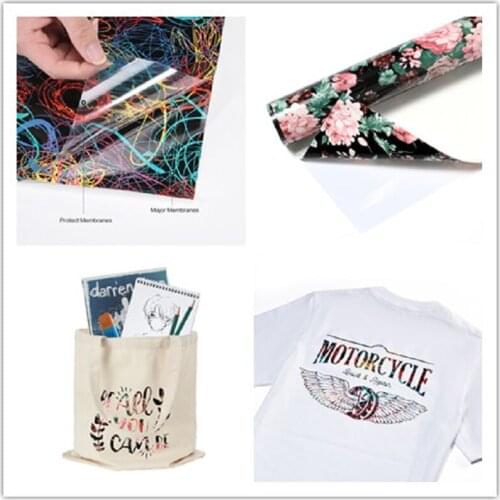 SUNICE Heat Transfer Vinyl DIY Garment Film Paper Art Fabric HTV heat Press Vinyl Iron on craft pattern sheet 25cmX25cm 5 sheet