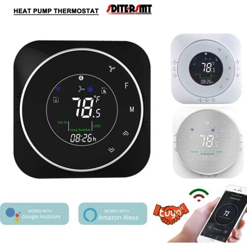 24V Heat Pump Air to Water WIFI Smart Thermostat Google for Compressor Switch Control Valve Appliance US, Canada and Greenland