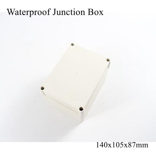 140x105x105mm Waterproof Plastic Enclosure Box Outdoor Cable Connection Junction Electrical Project Case ABS IP65 140*105*105mm