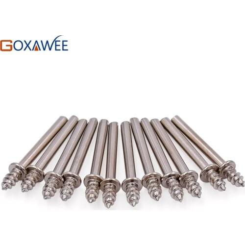 GOXAWEE 10pcs Dremel Rotary Tools Connection Mandrels for Mini Felt Wheels Dremel Accessories Felt wheel mandrels 3.0mm shank