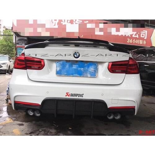 Z-ART carbon fiber rear diffuser for BMW F30 3series 2015-2018 carbon fiber rear diffuser for BMW F30