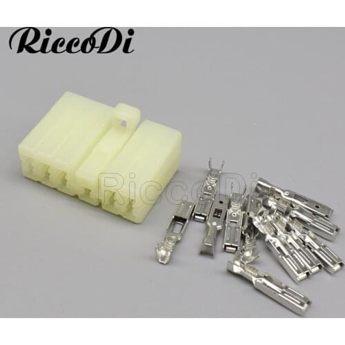 1-20Sets 11 Pin of light Female Unsealed Car Connector Audio Plug With Terminal DJ7112-3-21 11P connector