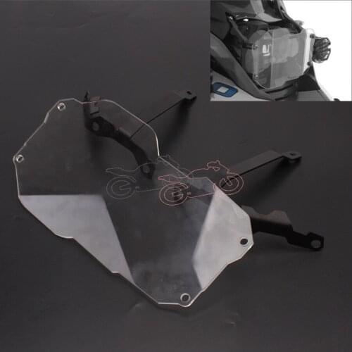 1set Clear Lens Front Motorcycle Motorbike Headlight Headlamp Guard Cover Protector for BMW R1200 GS And Adventure 2013-2016
