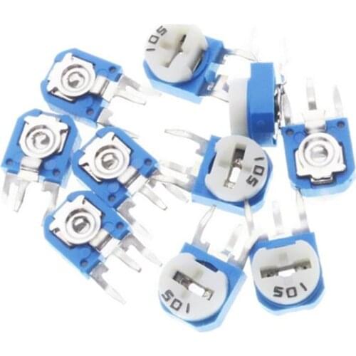 20pcs RM063 1m ohm blue and white can be adjusted resistance potentiometer 105