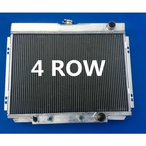 4 Row Aluminum Radiator For FORD MUSTANG/Fairlane/Ranchero/Mercury Cougar/XR7 1967-1970 1967 1968 1969 1970 Hot Selling