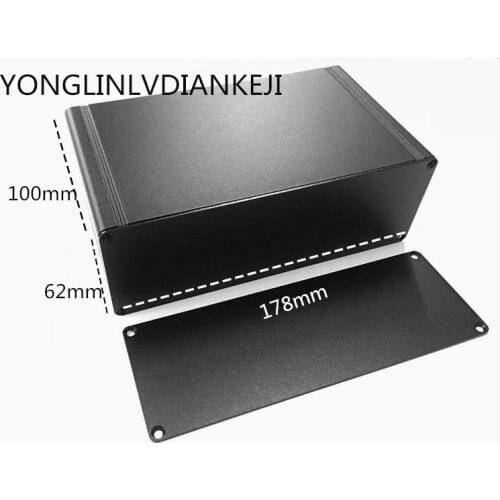 Aluminum extrusion enclosure 178*62-100mm aluminum case junction box aluminum box