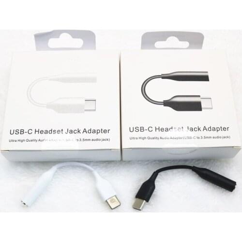 Original Samung Earphone Audio Cable USB C to 3.5mm AUX headset Adapter For SAMSUNG Galaxy S20 + Note 10+ A90 A80 A8s A60 S10 S9